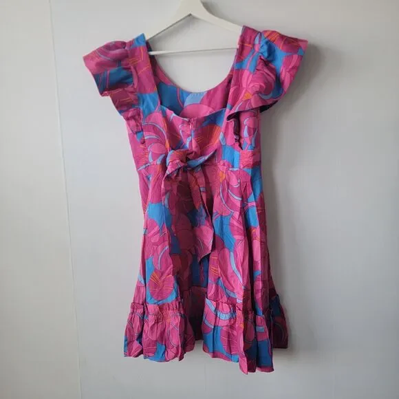 Tuckernuck womens x Cameran Eubanks Wimberly Wild Azalea Edisto Dress size M - Picture 2 of 9